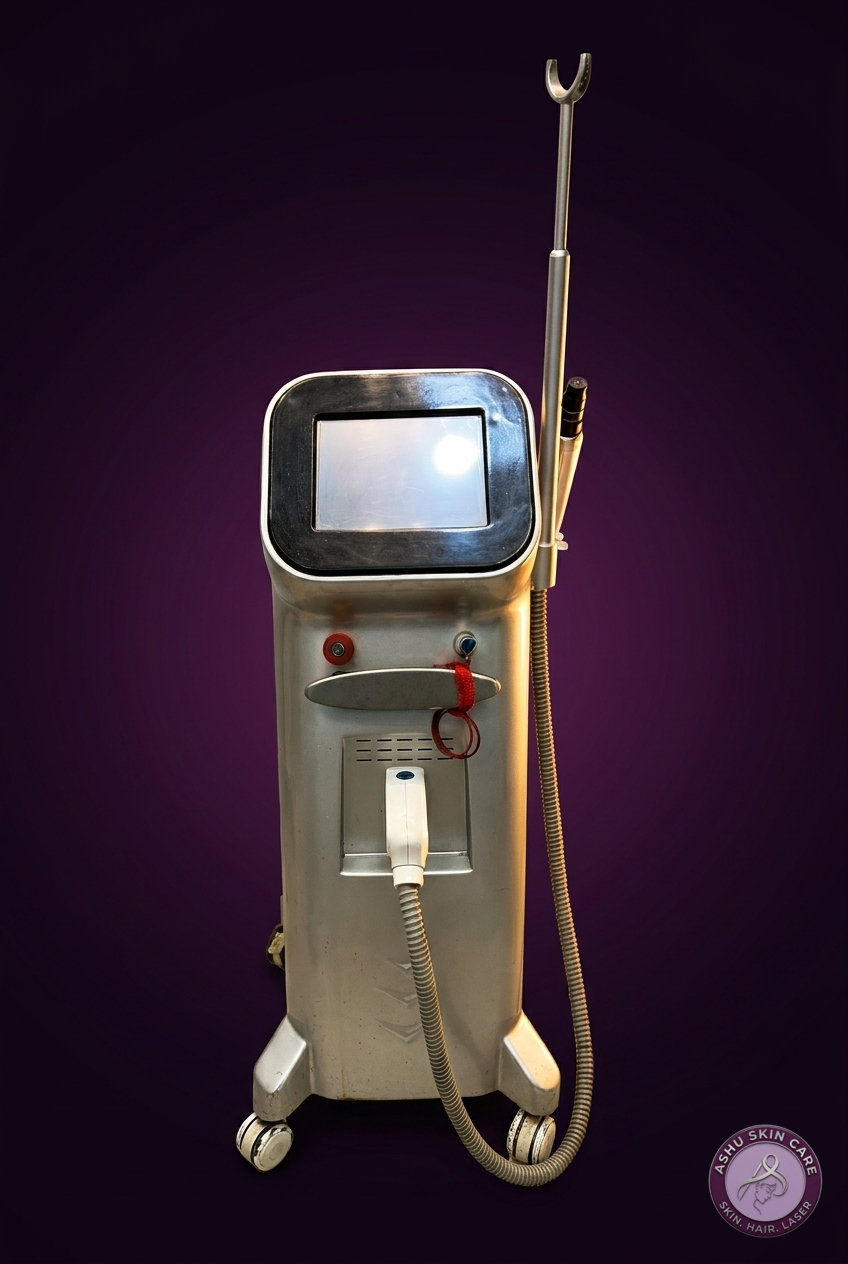 Nd:YAG laser platform at Ashu Aesthetic Wellness